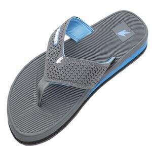 New FROGG TOGGS Men’s SIZE 8 Flipped Out Flip Flop Sandal Gray Blue